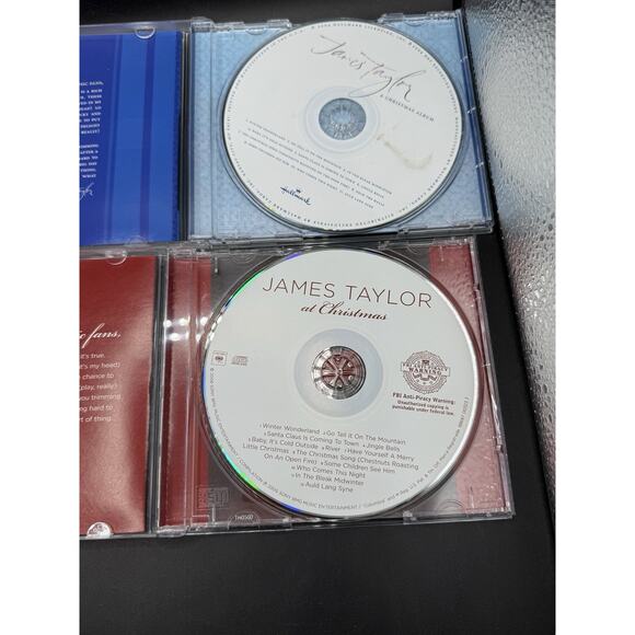 James Taylor Lot Of 2 A Christmas Album & At Christmas Excellent! -D - Picture 5 of 5